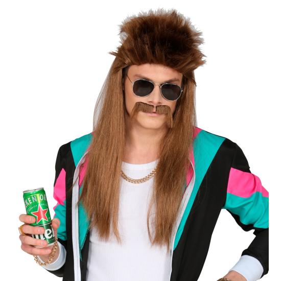 Peluca años 80 Malote para hombre