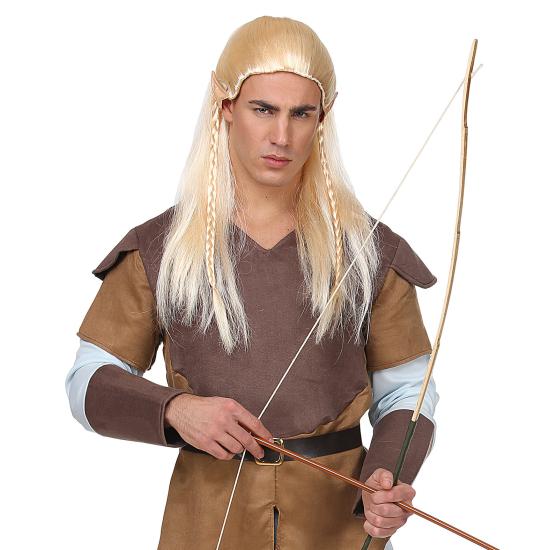 Peluca de Elfo Légolas Rubia con Trenzas