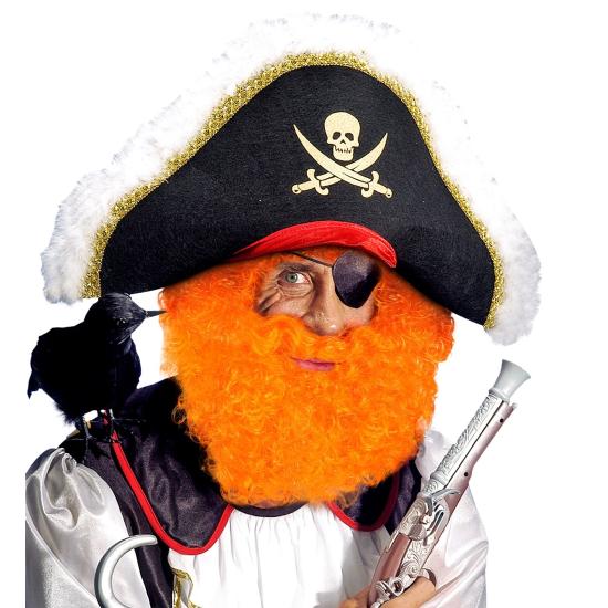 Peluca Escocesa y Barba naranja