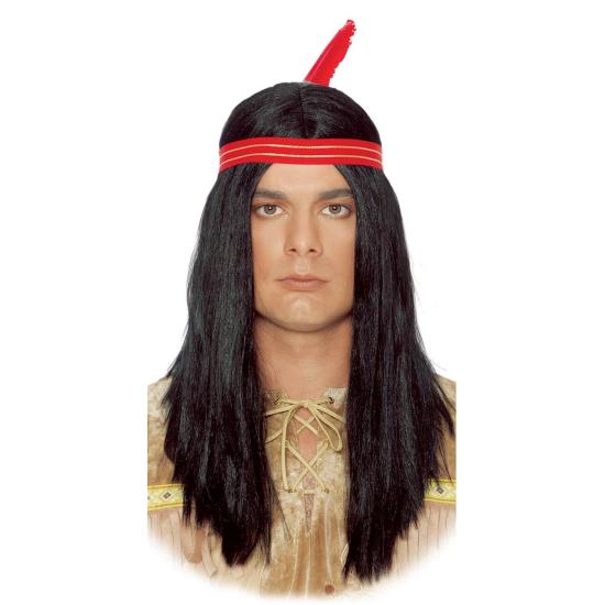 Peluca Indio con Pluma