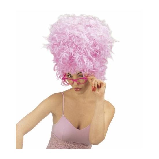 Peluca Priscila color Rosa .