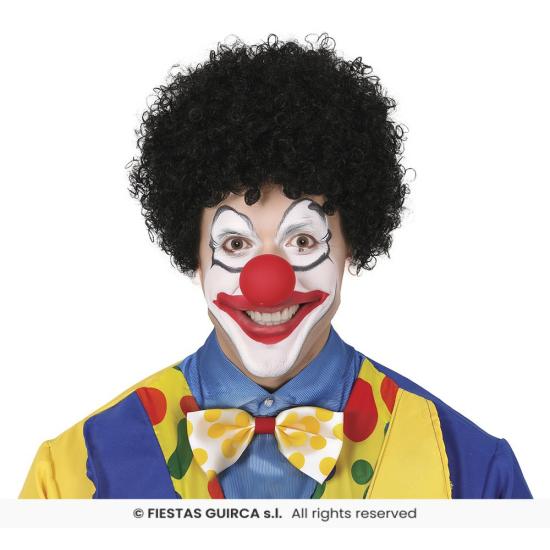 Peluca rizos negra para disfraces