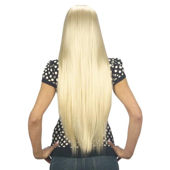 Peluca Rubia Extra Larga de Lujo