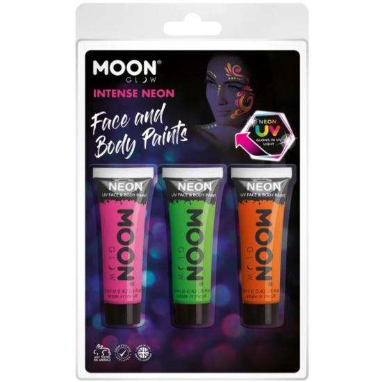 Pintura facial Moon Glow Intense Neon UV