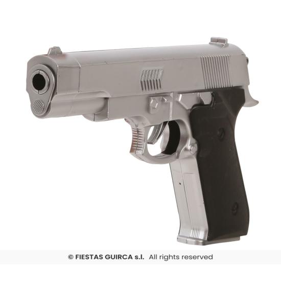 Pistola Disfraz Gris de 22 cms