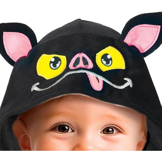 Poncho Murciélago con Capucha para Bebé