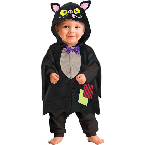 Poncho Murciélago con Capucha para Bebé