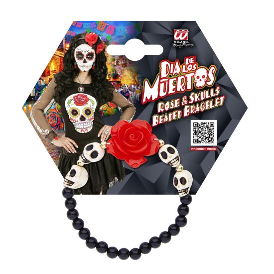 Pulsera Calaveras Catrina día de los Muertos