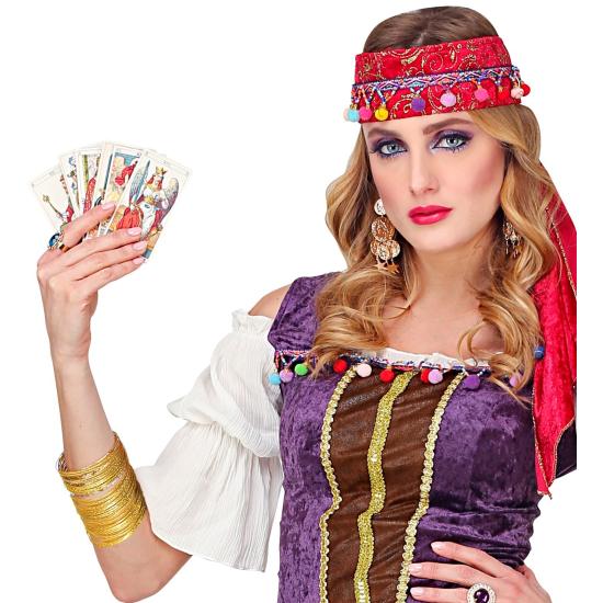 Pulseras Doradas Estilo Gitano – Set de 40 | Widmann 2983B