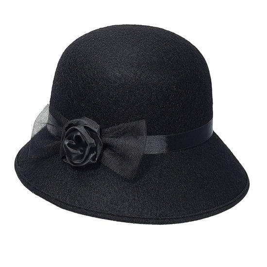 Sombrero Años 20 Negro
