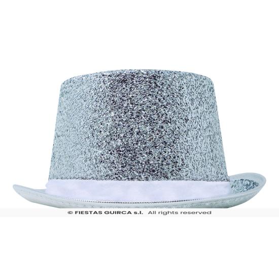 Sombrero de Copa Brillante – Dorado o Plateado (Adulto)