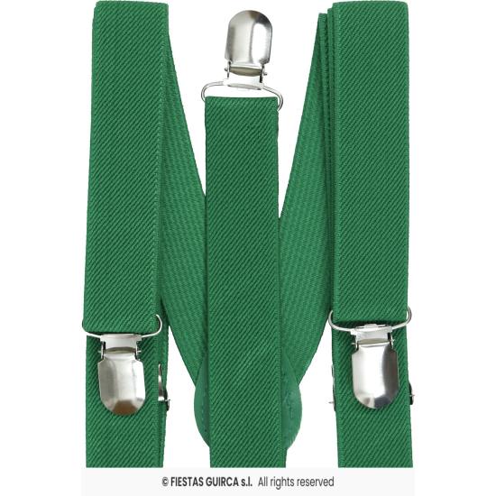 Tirantes Verdes – Accesorio para Disfraz, Carnaval y Fiestas