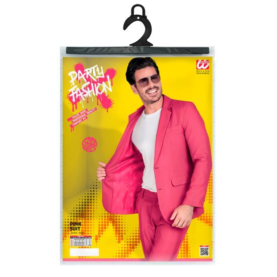 Traje de Color para Hombre, Chaqueta y pantalón, Showman, Disco Fever, Fiesta temática Casino