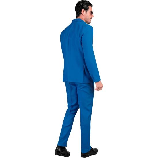Traje de Color para Hombre, Chaqueta y pantalón, Showman, Disco Fever, Fiesta temática Casino