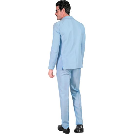 Traje de Color para Hombre, Chaqueta y pantalón, Showman, Disco Fever, Fiesta temática Casino