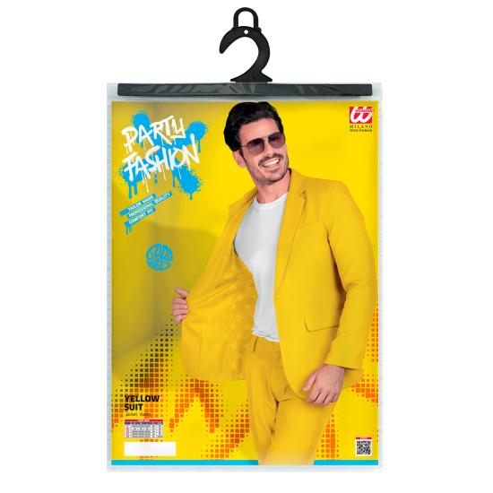 Traje de Color para Hombre, Chaqueta y pantalón, Showman, Disco Fever, Fiesta temática Casino