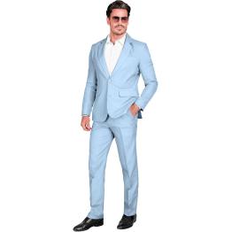 Traje de Color para Hombre, Chaqueta y pantalón, Showman, Disco Fever, Fiesta temática Casino
