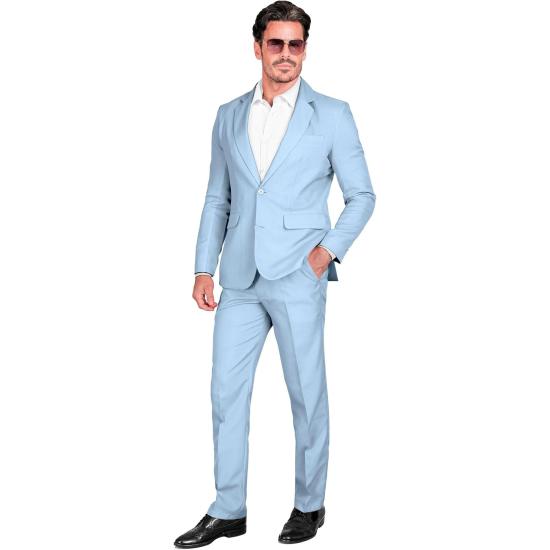 Traje de Color para Hombre, Chaqueta y pantalón, Showman, Disco Fever, Fiesta temática Casino