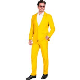 Traje de Color para Hombre, Chaqueta y pantalón, Showman, Disco Fever, Fiesta temática Casino