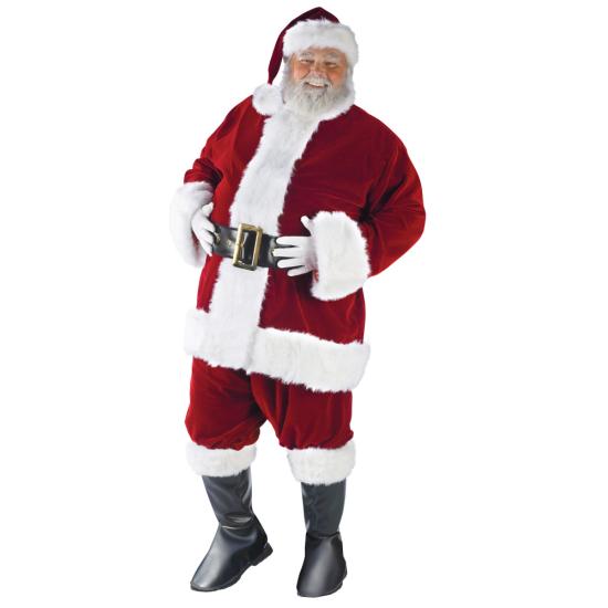 Traje de Papá Noel de terciopelo ultrafino