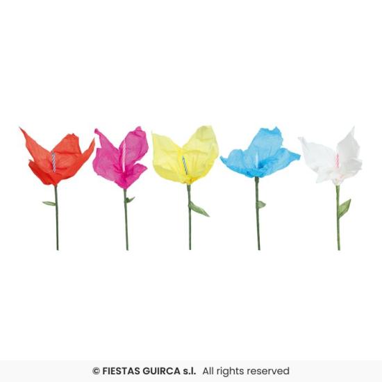 Tulipán para Baile del Farol con Vela 50 cms **